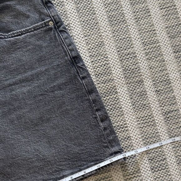 ⭕️ ZARA Denim Shorts Grey - Picture 8 of 9